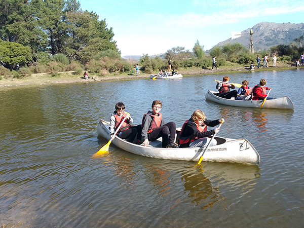 Campamento de primer año en la localidad de Tandil