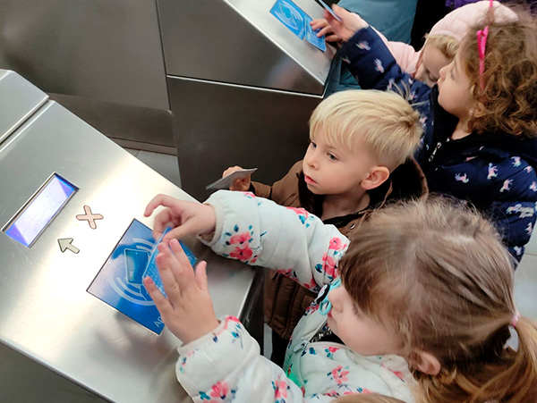 Visita a la estación de tren