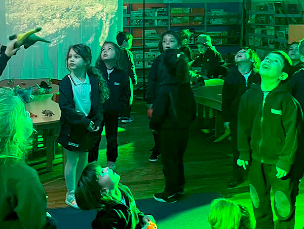 Sala inmersiva en las Salas de 4