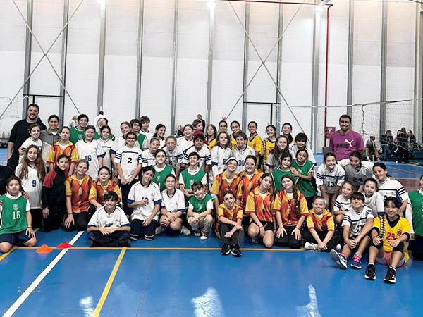Encuentro amistoso de Voley