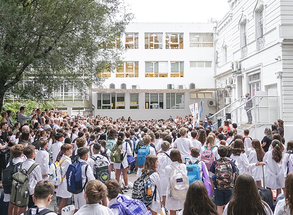 Primer día de clases en el Nivel Primario