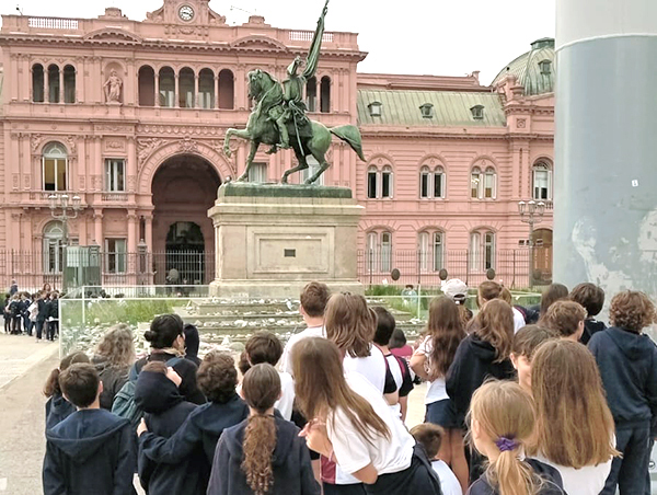 Una visita con historia