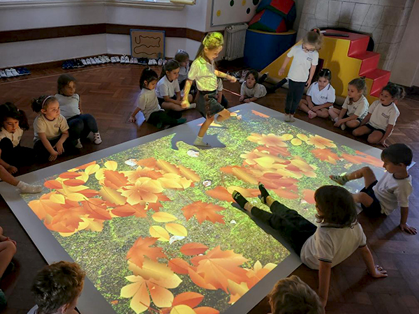 Piso interactivo en el Nivel Inicial