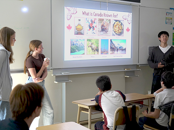 Encuentro cultural con estudiantes de Canadá