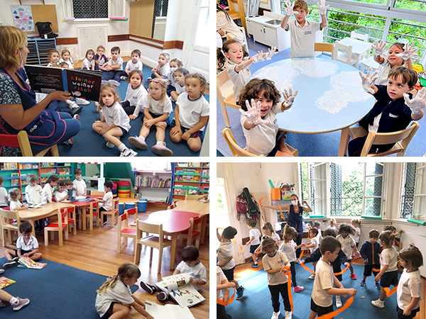 Primer semana de clases en las salas de 3, 4 y 5