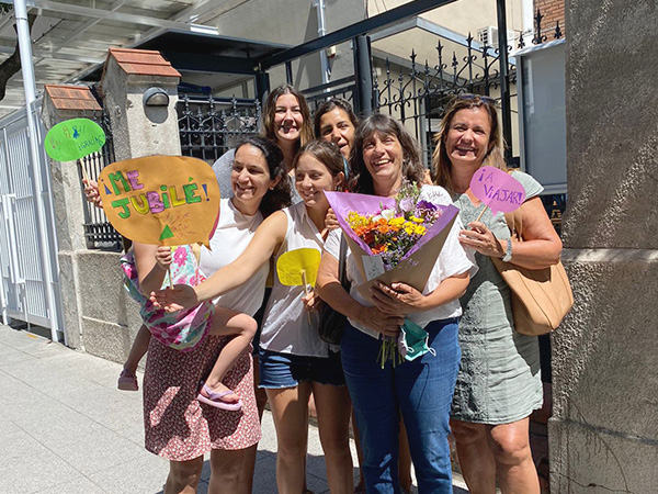 Jubilación de Vicky Monzón