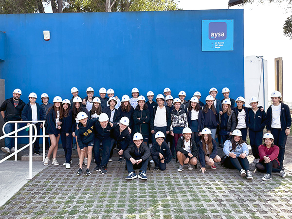 Visita a la planta potabilizadora General San Martín  